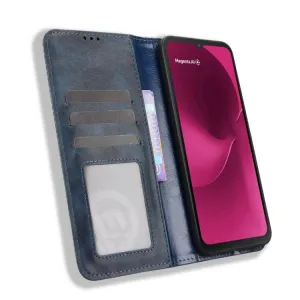 BUSINESS Peňaženkový kryt pre T Phone 3 modrý