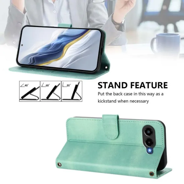 LINEAR Peňaženkový obal pre T Phone 3 svetlozelený