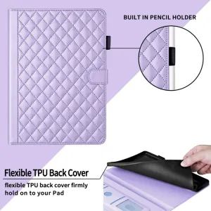 LATTICE Zaklápacie puzdro pre Samsung Galaxy Tab A11 fialové