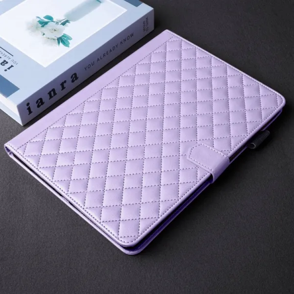 LATTICE Zaklápacie puzdro pre Samsung Galaxy Tab A11 fialové