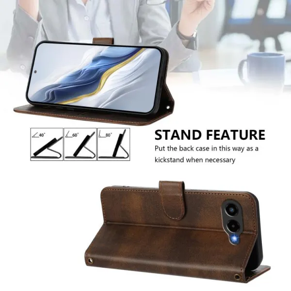 LINEAR Peňaženkový obal pre T Phone 3 hnedý