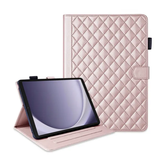 LATTICE Zaklápacie puzdro pre Samsung Galaxy Tab A11 ružové