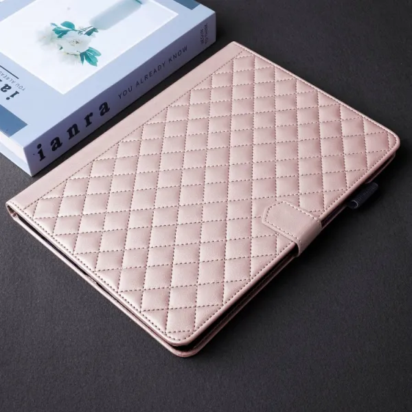 LATTICE Zaklápacie puzdro pre Samsung Galaxy Tab A11 ružové