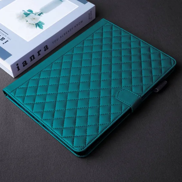 LATTICE Zaklápacie puzdro pre Samsung Galaxy Tab A11 zelené