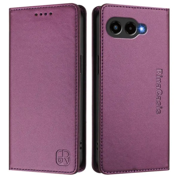 RINA Zaklápacie puzdro pre T Phone 3 tmavofialové