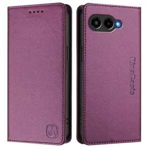 RINA Zaklápacie puzdro pre T Phone 3 tmavofialové