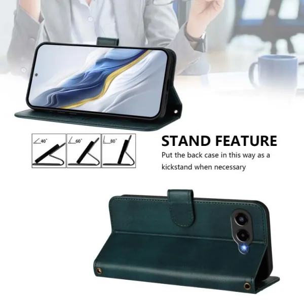 LINEAR Peňaženkový obal pre T Phone 3 tmavozelený