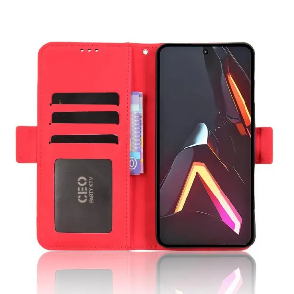 SLOT Peňaženkový obal pre ZTE Nubia Neo3 GT 5G červený
