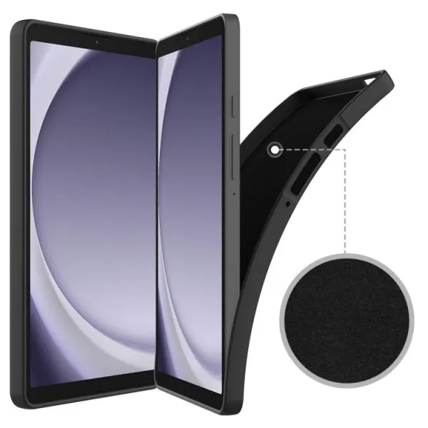 RUBBER Ochranný kryt pre Samsung Galaxy Tab A11 čierny