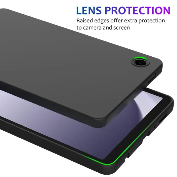 RUBBER Ochranný kryt pre Samsung Galaxy Tab A11 čierny