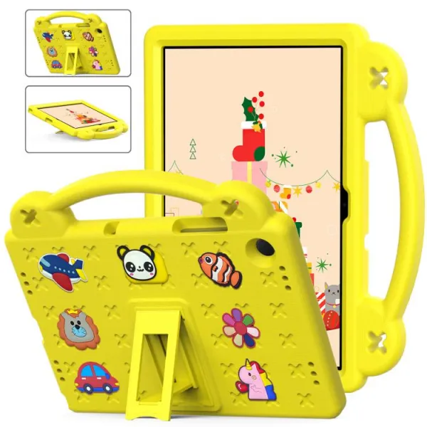 FANY Detský kryt na tablet pre Samsung Galaxy Tab A11+ žltý