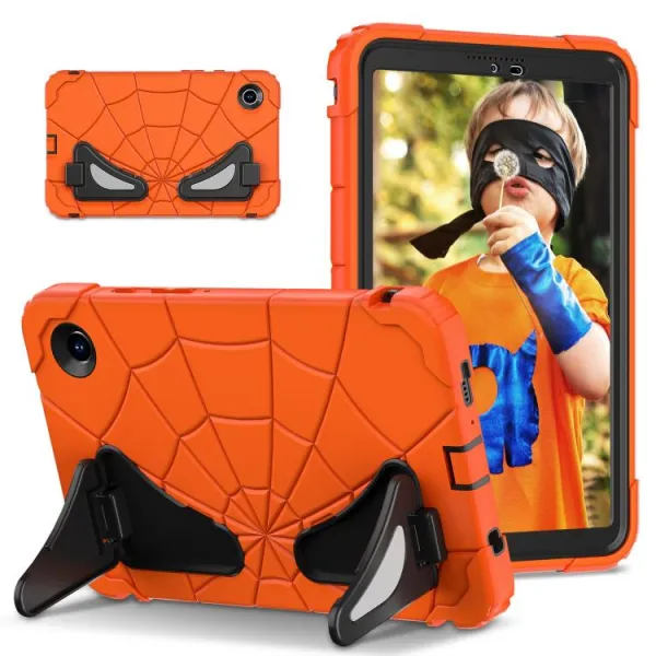 SPIDER Obal na tablet pre deti Samsung Galaxy Tab A11 oranžový