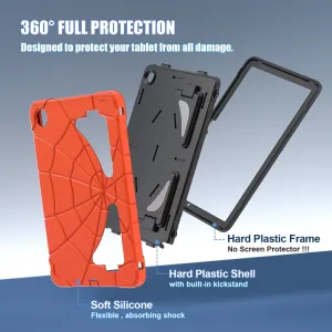 SPIDER Obal na tablet pre deti Samsung Galaxy Tab A11+ oranžový