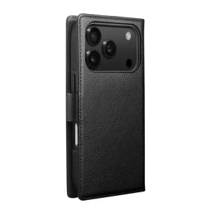 QIALINO CLASSIC Kožený obal pre Apple iPhone 17 Pro Max čierny