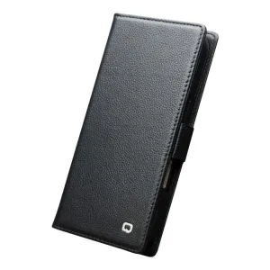 QIALINO CLASSIC Kožený obal pre Apple iPhone 17 Pro Max čierny