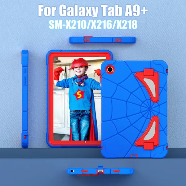SPIDER Obal na tablet pre deti Samsung Galaxy Tab A11+ modrý