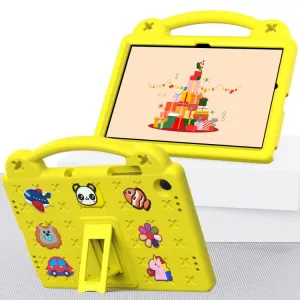 FANY Detský kryt na tablet pre Samsung Galaxy Tab A11+ žltý