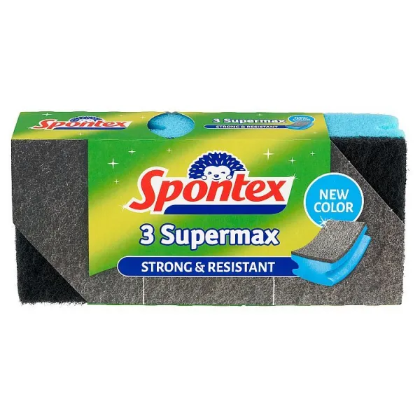 Spontex Supermax tvarovaná špongia 3 ks