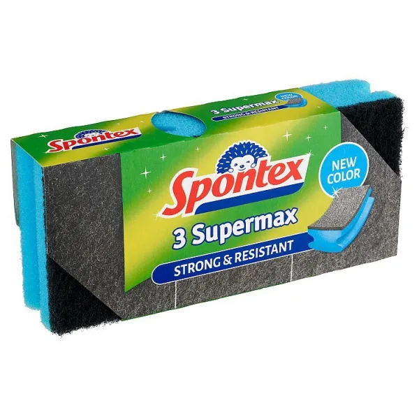 Spontex Supermax tvarovaná špongia 3 ks
