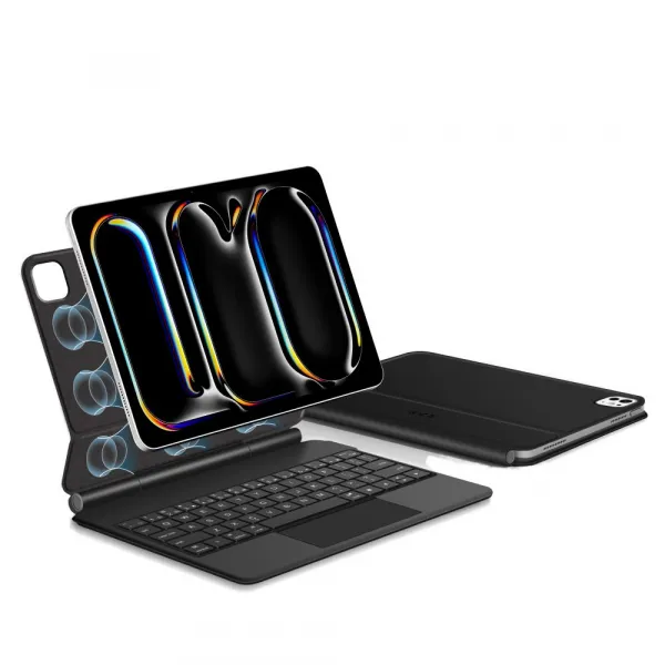 Tech-Protect Smartcase Keyboard puzdro s klávesnicou na iPad Pro 11'' 5-6gen 2024-2025, čierne (TEC335817)