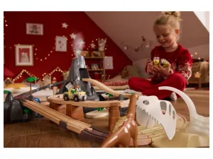 lupilu® Drevená železničná súprava XL (Dinoland)
