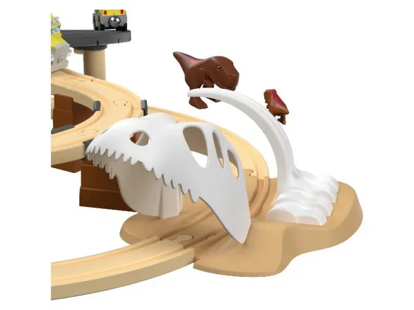 lupilu® Drevená železničná súprava XL (Dinoland)
