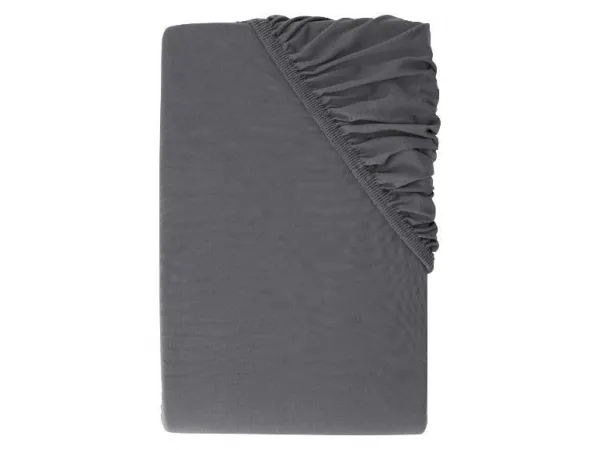 Livarno® Napínacia džersejová plachta, 180 – 200 x 200 cm (tmavosivá)