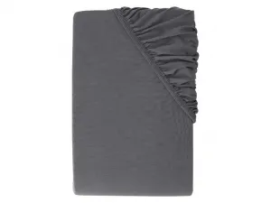 Livarno® Napínacia džersejová plachta, 180 – 200 x 200 cm (tmavosivá)