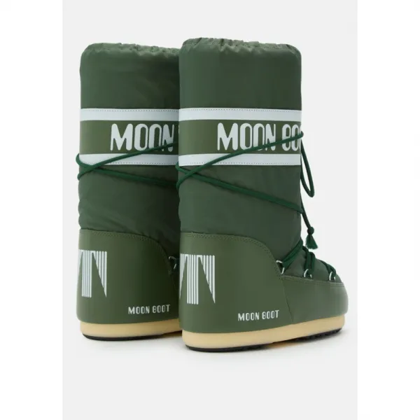 Vysoké zimné topánky MOON BOOT MB ICON NYLON G016 FOREST GREEN