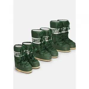 Vysoké zimné topánky MOON BOOT MB ICON NYLON G016 FOREST GREEN