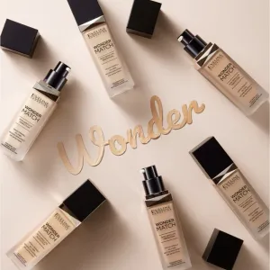 Eveline Cosmetics Wonder Match dlhotrvajúci tekutý make-up s kyselinou hyalurónovou odtieň 16 Light Beige 30 ml