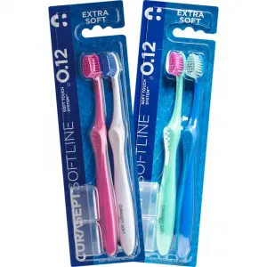Curasept Softline 0.12 Extra Soft 2Pack zubná kefka 2 ks