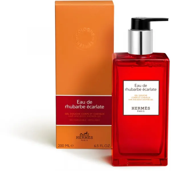 HERMÈS Le Bain Eau de rhubarbe écarlate sprchový gél na telo a vlasy unisex 200 ml