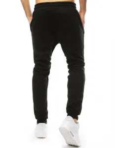 Pánske čierne jogger tepláky Dstreet