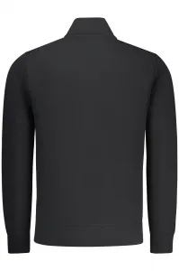 Čierna mikina na zips