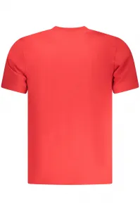 Červené pánske tričko s krátkym rukávom