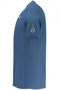 Modré pánske tričko s krátkym rukávom