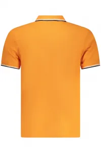Oranžová polokošeľa s prúžkami