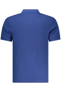 Modrá polokošeľa s krátkym rukávom