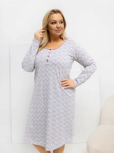 Plus size nočná košeľa