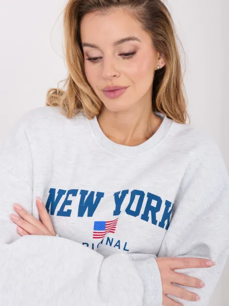 Svetlosivá mikina New York