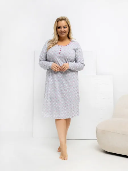 Plus size nočná košeľa