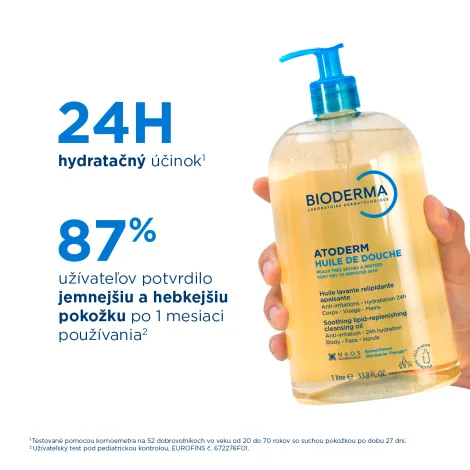 Bioderma Atoderm sprchový olej 1 l