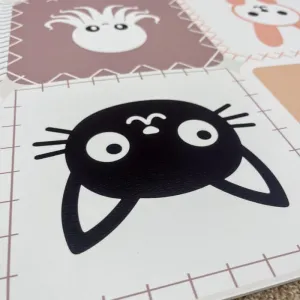 Montessori podložka na hranie INSPIO - Tlmené farby pre bábätká