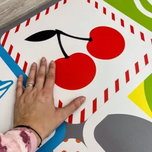 Kontrastná hracia podložka pre bábätká INSPIO - Zvieratká a tvary