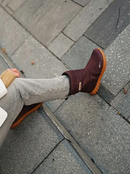Barefoot snehule Barebarics PolarStride - Copper Brown