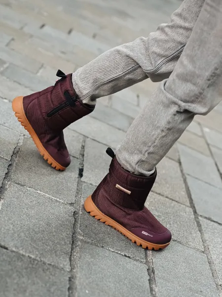 Barefoot snehule Barebarics PolarStride - Copper Brown