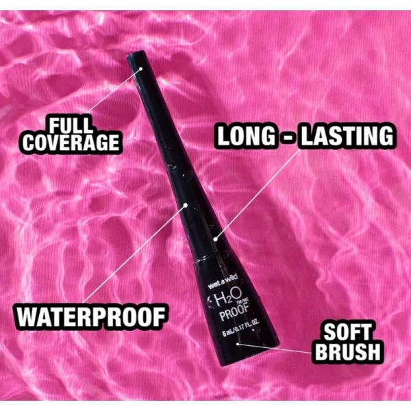 Wet n Wild H2O Proof vodeodolné očné linky odtieň Black 5 ml
