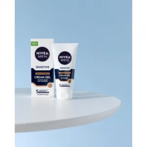 NIVEA MEN Sensitive krémový gél na upokojenie pleti pre mužov 50 ml