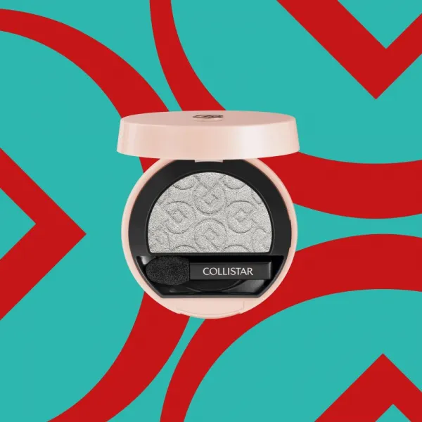 Collistar Impeccabile Compact Eyeshadow intenzívne očné tiene 515 Argento Shimmer 3 g